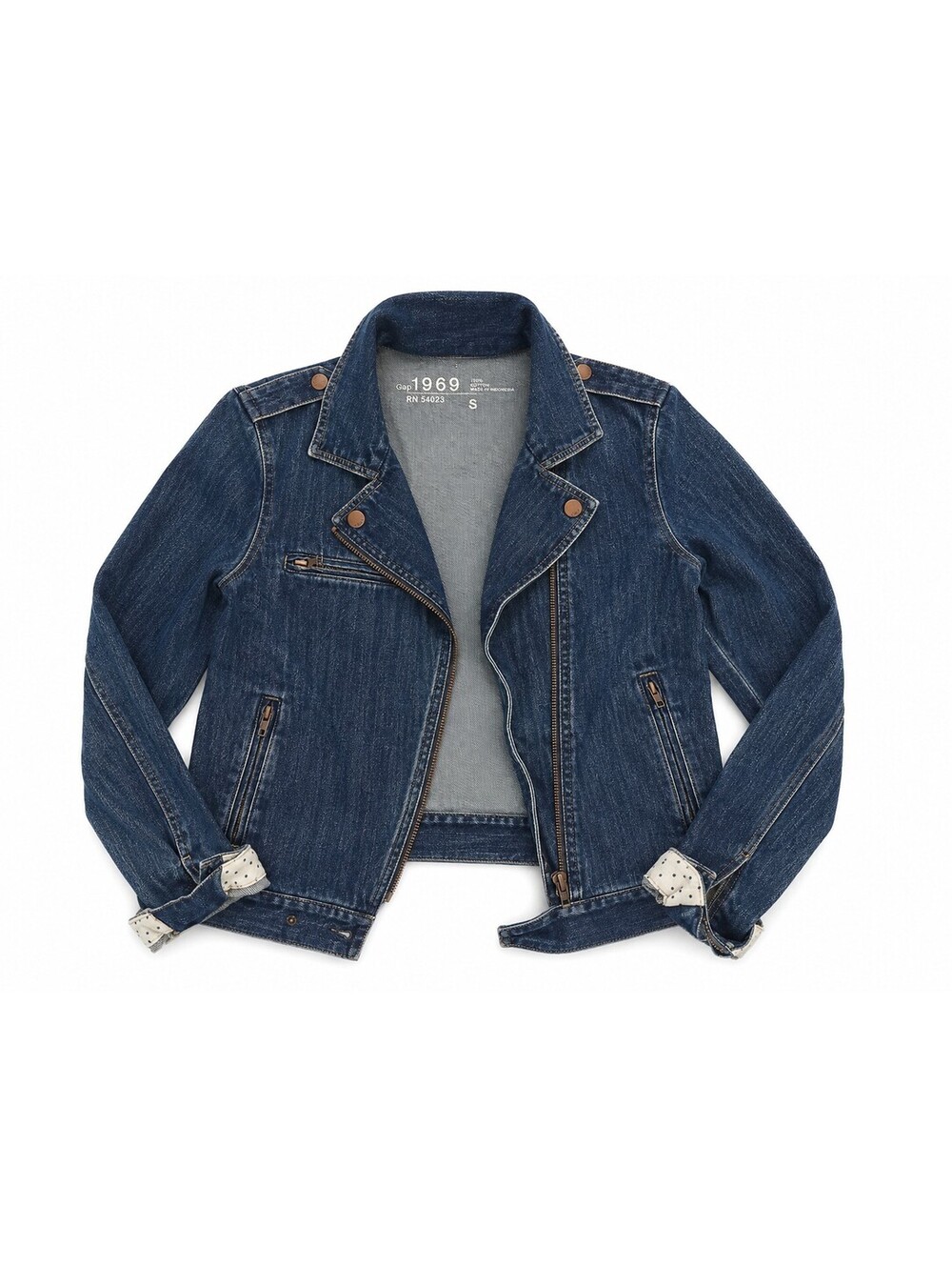 GAP 1969 Denim Moto Jacket – Women’s Size S